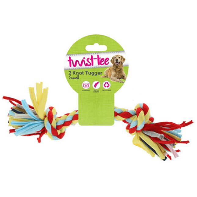Happypet παιχνίδι twist-tee 2 κόμποι τραβήγματος large Happypet παιχνίδι twist-tee 2 κόμποι τραβήγματος large
