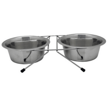 Happypet double dinner σταθμός τροφοδοσίας φαγητού Happypet double dinner σταθμός τροφοδοσίας φαγητού