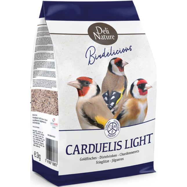 Deli Nature Birdelicious light Πλήρης τροφή για καρδερίνες, σπίνους και πυρρούλες