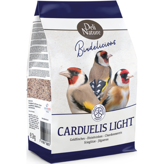 Deli Nature Birdelicious light Πλήρης τροφή για καρδερίνες, σπίνους και πυρρούλες Deli Nature Birdelicious light Πλήρης τροφή για καρδερίνες, σπίνους και πυρρούλες