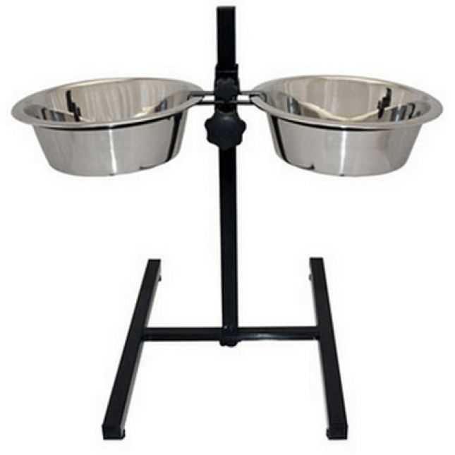 Happypet adjustable double diner διπλά πιάτα φαγητού 21.5cm/8.5'' Happypet adjustable double diner διπλά πιάτα φαγητού 21.5cm/8.5''