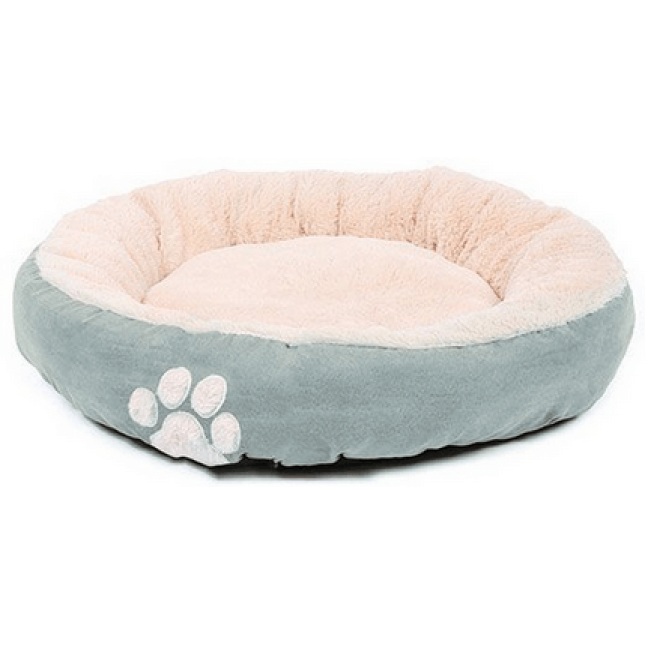 Happypet hugs round bed dove κρεββάτι για σκύλους γκρί 24'' Happypet hugs round bed dove κρεββάτι για σκύλους γκρί 24''