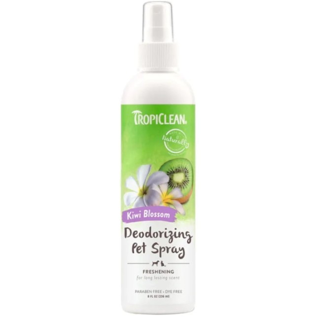 TropiClean κολώνια άνθος ακτινίδιου spray 236ml TropiClean κολώνια άνθος ακτινίδιου spray 236ml