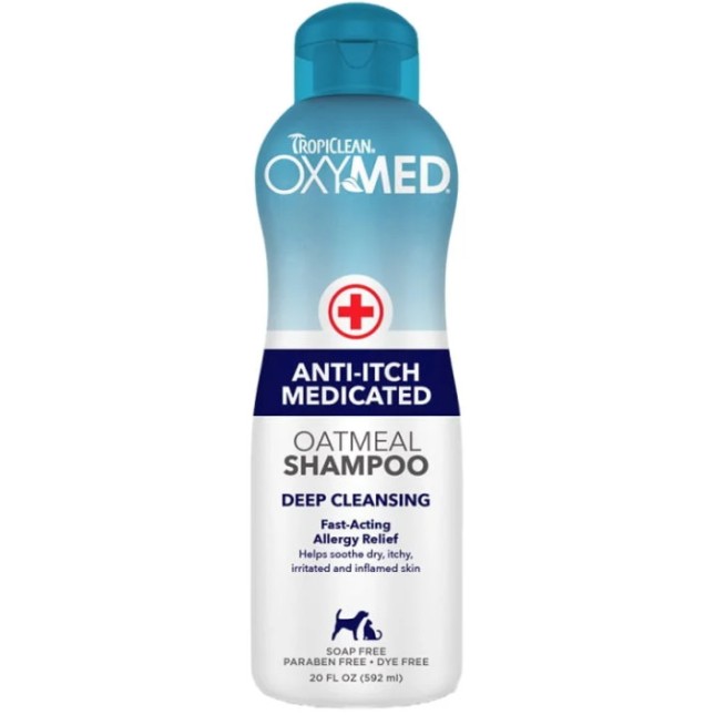 TropiClean σαμπουάν Oxy-med anti-itch medicated shampoo 592ml