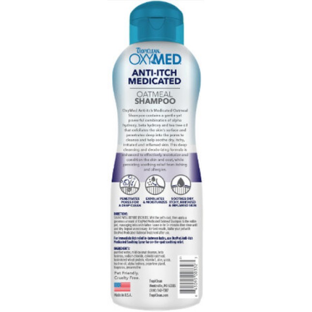 TropiClean σαμπουάν Oxy-med anti-itch medicated shampoo 592ml