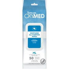 TropiClean Oxy-med μαντηλάκια για ανακούφιση από τον κνησμό για σκύλο και γάτα 50τεμ TropiClean Oxy-med μαντηλάκια για ανακούφιση από τον κνησμό για σκύλο και γάτα 50τεμ