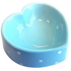 Happypet polka μπώλ σε σχήμα καρδιάς για γάτες,μπλε Happypet polka μπώλ σε σχήμα καρδιάς για γάτες,μπλε