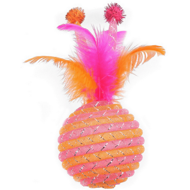 Happypet jumbo jazzle sparkler - orange,παιχνίδι γάτας Happypet jumbo jazzle sparkler - orange,παιχνίδι γάτας