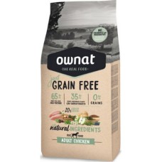 Ownat grain free τροφή just adult dog με κοτόπουλο έχει εξαιρετική γεύση και είναι πολύ ορεκτικό