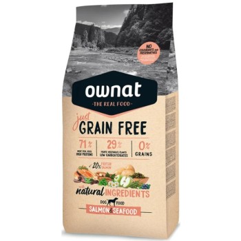 Ownat grain free τροφή just adult dog με σολομό & θαλασσινά 3kg. Ownat grain free τροφή just adult dog με σολομό & θαλασσινά 3kg.