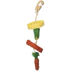 Happypet natural loofah κρεμαστό παιχνίδι τρωκτικών 30cm Happypet natural loofah κρεμαστό παιχνίδι τρωκτικών 30cm
