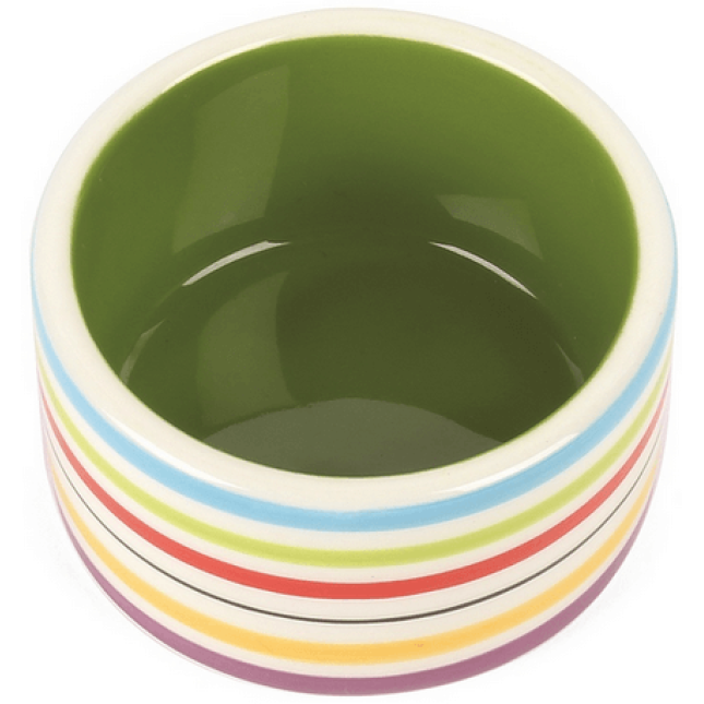 Happypet rainbow κεραμεικό μπώλ για τρωκτικά Happypet rainbow κεραμεικό μπώλ για τρωκτικά