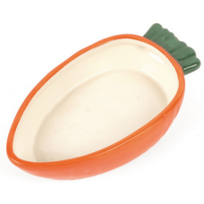 Happypet κεραμικό μπολ σε σχήμα καρότου για κουνελάκια