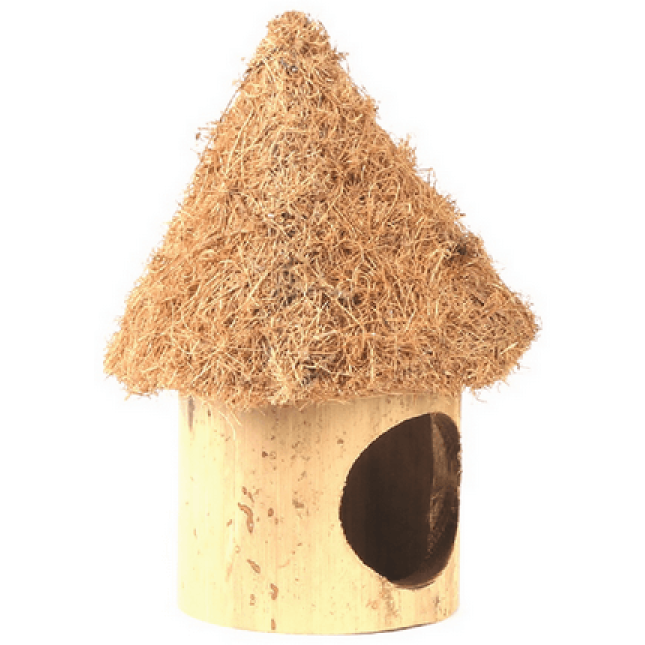 Happypet Nature first Bamboo tiki hut,σπιτάκια μικρών ζώων