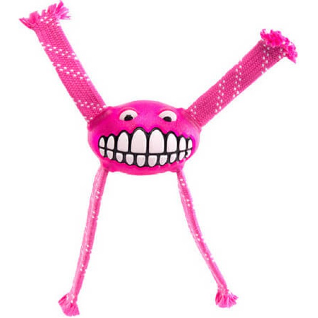 Rogz dogz παιχνίδι σκύλου Dental flossy grinz oralcare toy ροζ small 16.5cm Rogz dogz παιχνίδι σκύλου Dental flossy grinz oralcare toy ροζ small 16.5cm