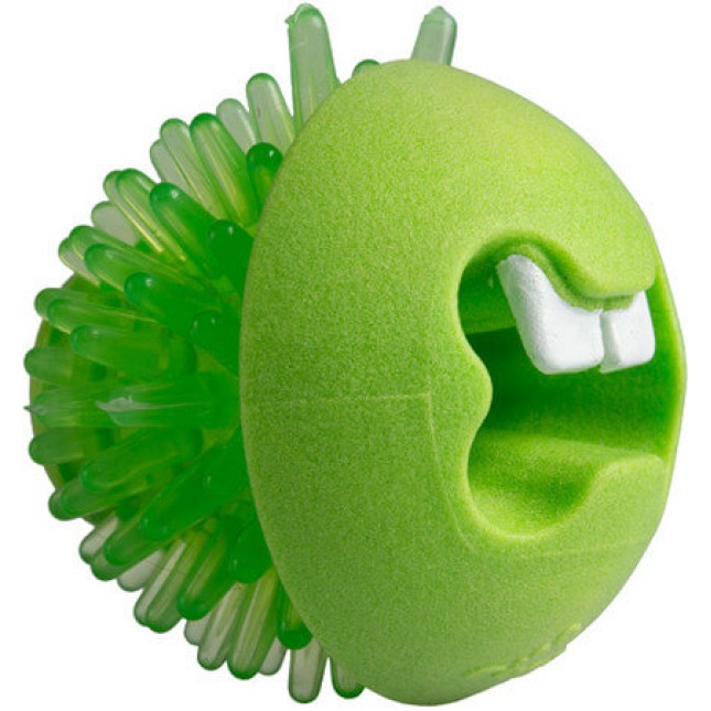 Rogz dogz παιχνίδι σκύλου Fred Treat μπάλα πράσινο medium 6.4cm Rogz dogz παιχνίδι σκύλου Fred Treat μπάλα πράσινο medium 6.4cm