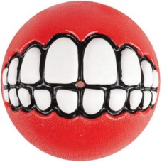 Rogz dogz παιχνίδι σκύλου Treat Grinz ball small κόκκινο 4.9cm