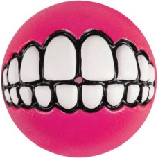 Rogz dogz παιχνίδι σκύλου Treat Grinz ball large ροζ  7,8cm