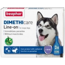 Beaphar Dimethi care Line-on δρα αποτελεσματικά ενάντια σε τσιμπούρια, ψύλλους, ακάρεα, ψείρες κλπ