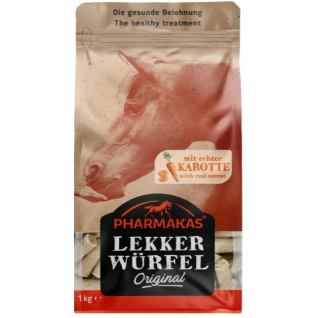 Kerbl νόστιμοι κύβοι με καρότο για επιβράβευση 1kg Kerbl νόστιμοι κύβοι με καρότο για επιβράβευση 1kg