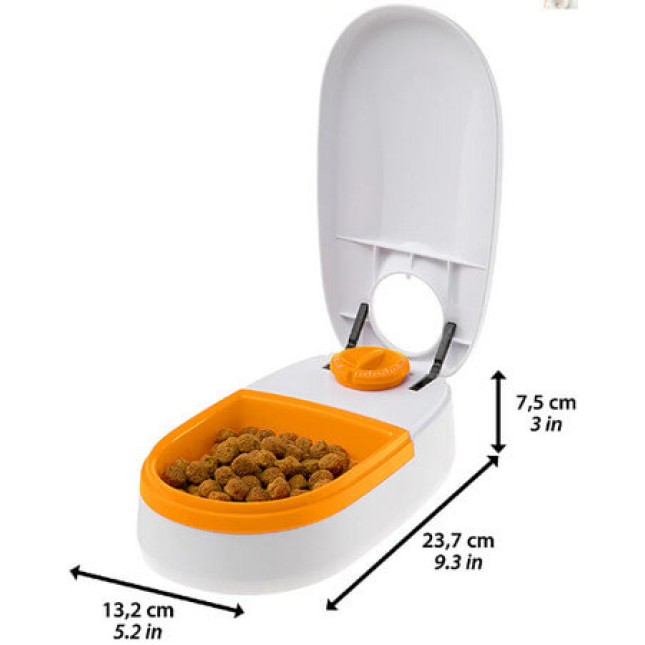 Ferplast cometa bowl αυτόματος διανομέας τροφίμων ιδανικός για μικρά σκυλιά και γάτες  - 0,4 L