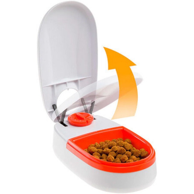 Ferplast cometa bowl αυτόματος διανομέας τροφίμων ιδανικός για μικρά σκυλιά και γάτες  - 0,4 L