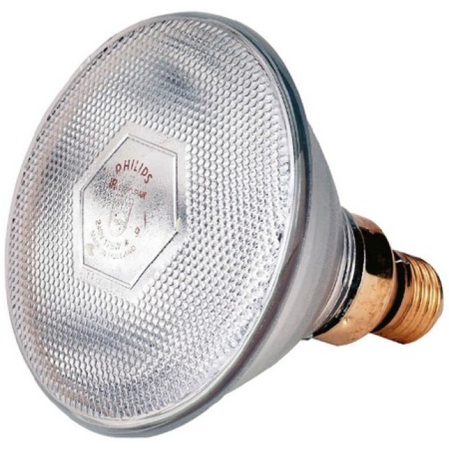 Philips διάφανη οικονομική υπέρυθρη λάμπα 175 W Philips διάφανη οικονομική υπέρυθρη λάμπα 175 W
