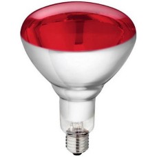 Philips κόκκινη οικονομική υπέρυθρη λάμπα σκληρού γυαλιού 150 W Philips κόκκινη οικονομική υπέρυθρη λάμπα σκληρού γυαλιού 150 W