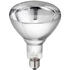 Philips διάφανη οικονομική υπέρυθρη λάμπα σκληρού γυαλιού 250 W Philips διάφανη οικονομική υπέρυθρη λάμπα σκληρού γυαλιού 250 W