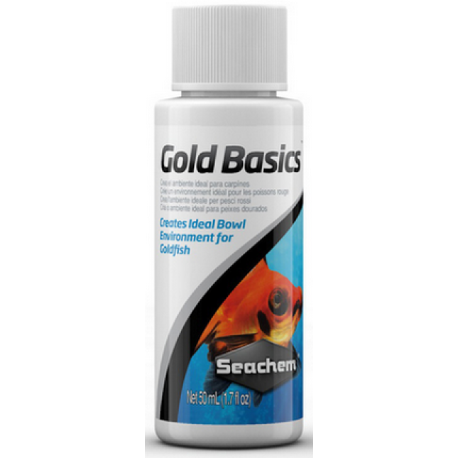 Seachem Gold Basics 50ml,βελτιωτικά νερού,αντιχλώριο