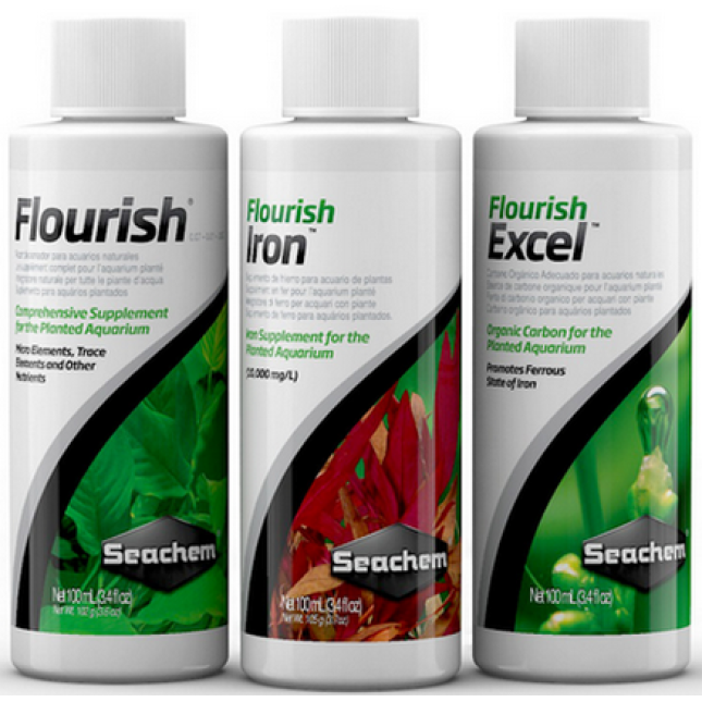 Seachem Plant Pack fundamentals 3x100ml,πακέτο για αρχάριους κηπουρούς,για ενυδρεία