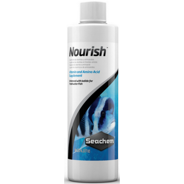 Seachem Nourish 250ml,συμπλήρωμα βιταμινών,αμινοξέων και ιχνοστοιχείων