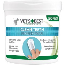 Vet's απαλά μαντηλάκια για τον καθαρισμό των δοντιών του σκύλου 50τμχ