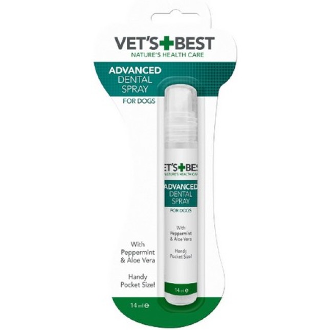 Vet's best advanced dental spray κατά της πλάκας και των οσμών στην στοματική κοιλότητα του σκύλου