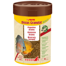 Sera discus granules,τροφή για ψάρια (δίσκους)πλούσια σε μέταλλα συστατικών.