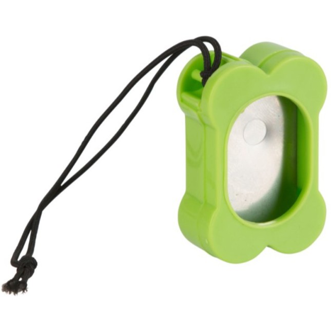 Kerbl εκπαιδευτικό Clicker σε σχήμα κόκκαλο πράσινο,εύκολο στη μεταφορά του και την χρήση του
