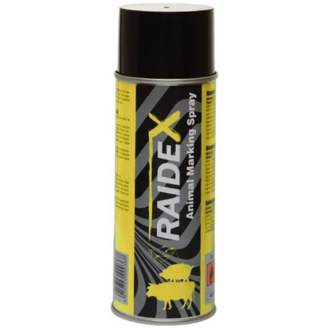 RaideX σπρέι μαρκαρίσματος κίτρινο 400ml RaideX σπρέι μαρκαρίσματος κίτρινο 400ml
