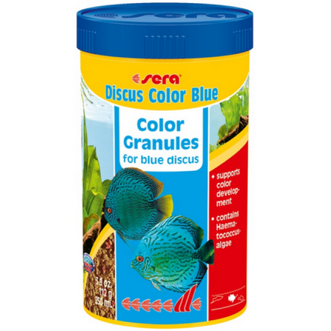 Sera discus color blue 250ml,τροφή ενίσχυσης του χρώματος