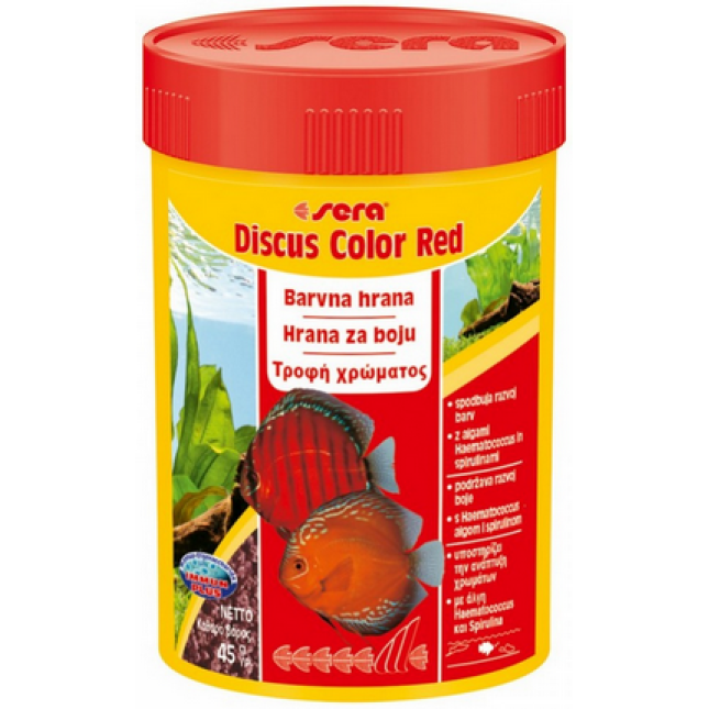Sera discus color red,τροφή ενίσχυσης του χρώματος για όλους τους δίσκους
