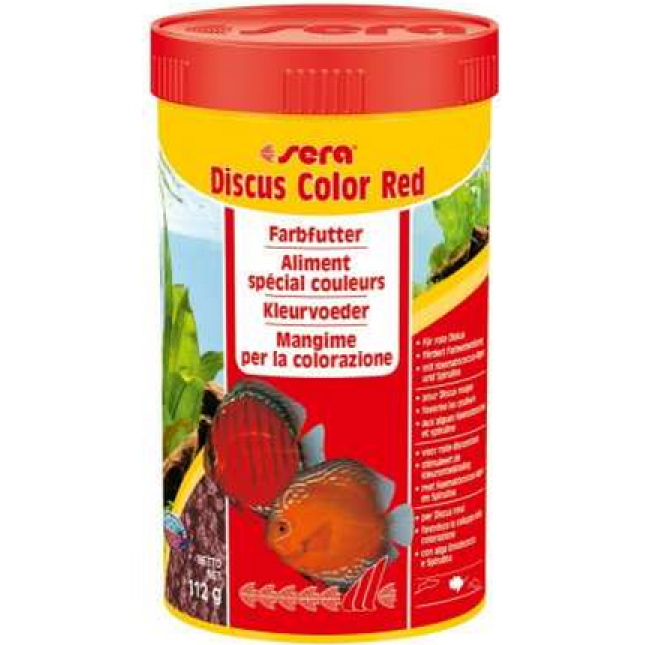 Sera discus color red,τροφή ενίσχυσης του χρώματος για όλους τους δίσκους Sera discus color red,τροφή ενίσχυσης του χρώματος για όλους τους δίσκους