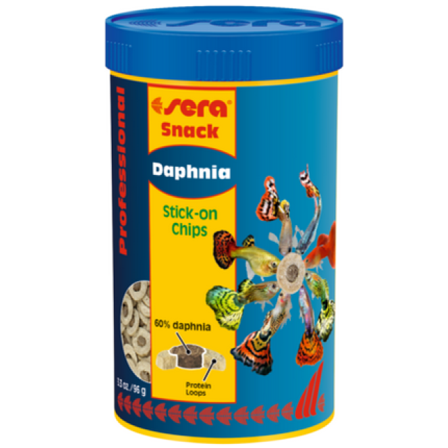 Sera Daphnia Snack Professional επικολλώμενα chips για υγιεινή ποικιλία