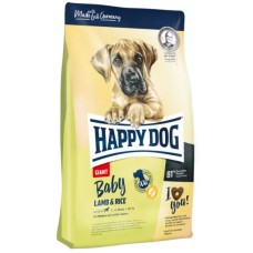 Happy Dog για κουτάβια γιγαντόσωμων φυλών από την 4η εβδομάδα έως και τον 6ο μήνα, αρνί & ρύζι