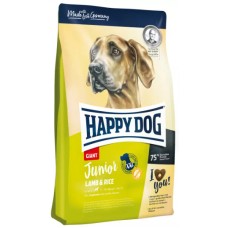 Happy Dog για νεαρά σκυλια γιγαντόσωμων φυλών από τον 7ο μήνα, αρνί & ρύζι