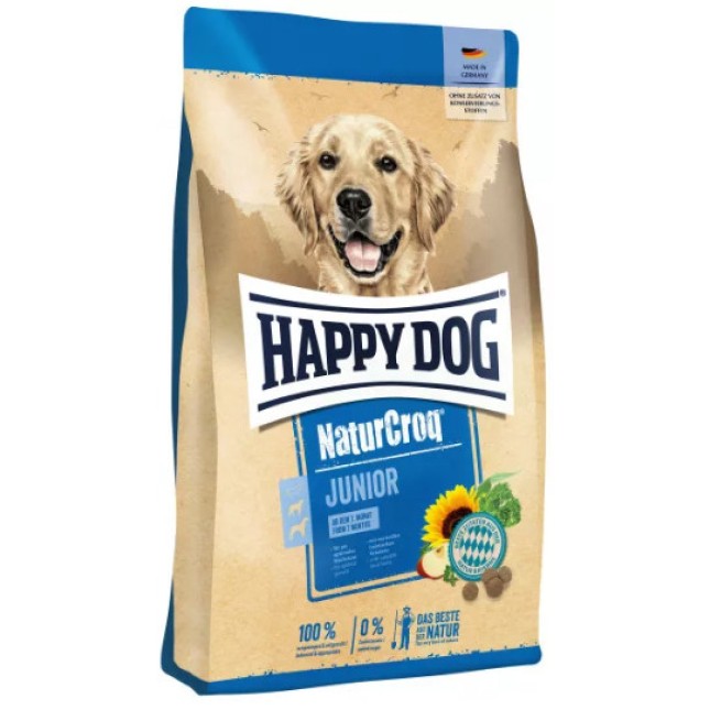 Happy Dog NaturCroq Junior για νεαρούς σκύλους από τον 7ο μήνα ζωής τους έως και τον 18ο μήνα