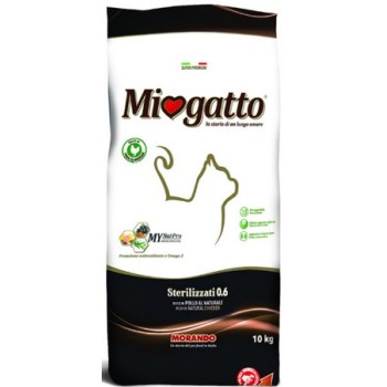 Morando Μiogatto πλήρης τροφή για στειρωμένες γάτες με κοτόπουλο Morando Μiogatto πλήρης τροφή για στειρωμένες γάτες με κοτόπουλο