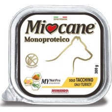 Morando Miocane κεσεδάκι γαλοπούλα, τροφή με έναν μόνο τύπο ζωικής πρωτεΐνης και χωρίς δημητριακά