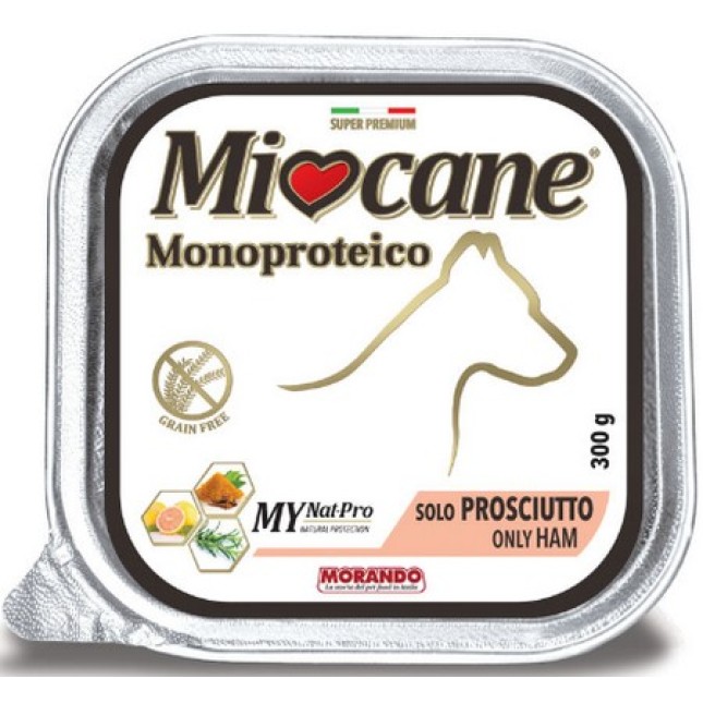 Morando Miocane κεσεδάκι ζαμπόν, τροφή με έναν μόνο τύπο ζωικής πρωτεΐνης και χωρίς δημητριακά Morando Miocane κεσεδάκι ζαμπόν, τροφή με έναν μόνο τύπο ζωικής πρωτεΐνης και χωρίς δημητριακά