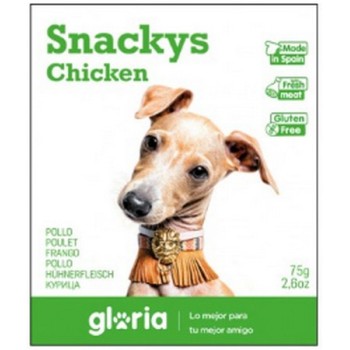 Gloria Λιχουδιά με κοτόπουλο από 70% φρέσκο κρέας χωρίς γλουτένη 2,5cm/75gr