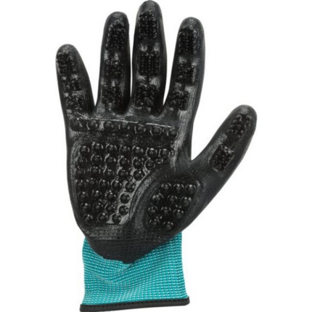 Trixie γάντια περιποίησης τριχώματος (ζευγάρι) nylon/λάστιχο Trixie γάντια περιποίησης τριχώματος (ζευγάρι) nylon/λάστιχο