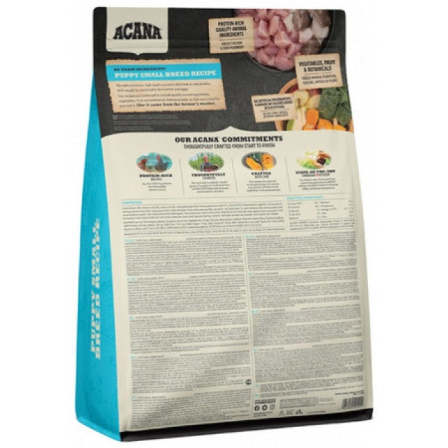 Champion petfoods Acana πλήρης τροφή με κοτόπουλο για κουτάβια μικρόσωμων φυλών 2kg Champion petfoods Acana πλήρης τροφή με κοτόπουλο για κουτάβια μικρόσωμων φυλών 2kg